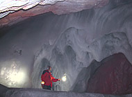 Inside the ice caves