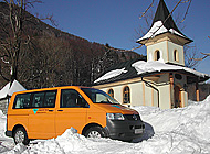 Bob's Bus on Tour im Winter