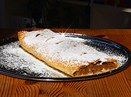 A traditional Austrian Apple Strudel