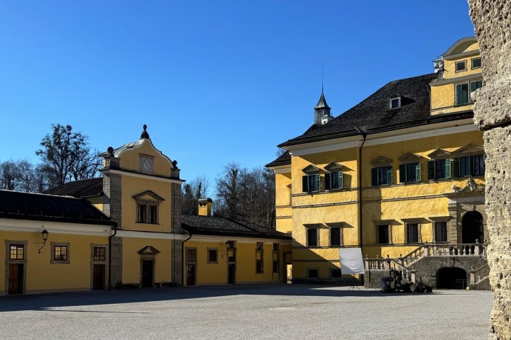 a castle on top of a building