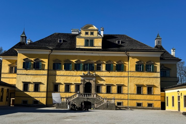 a castle on top of a building