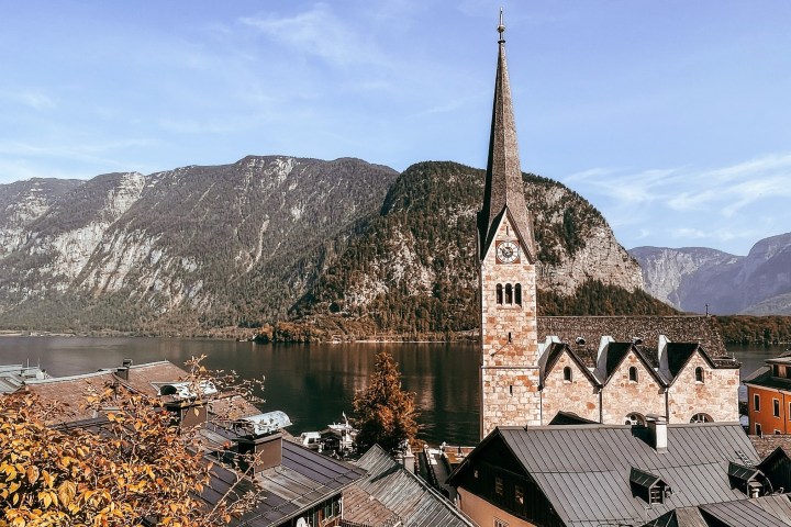 a castle on top of a mountain