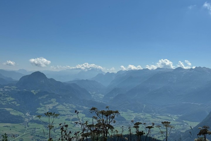 a view of a snow covered mountain