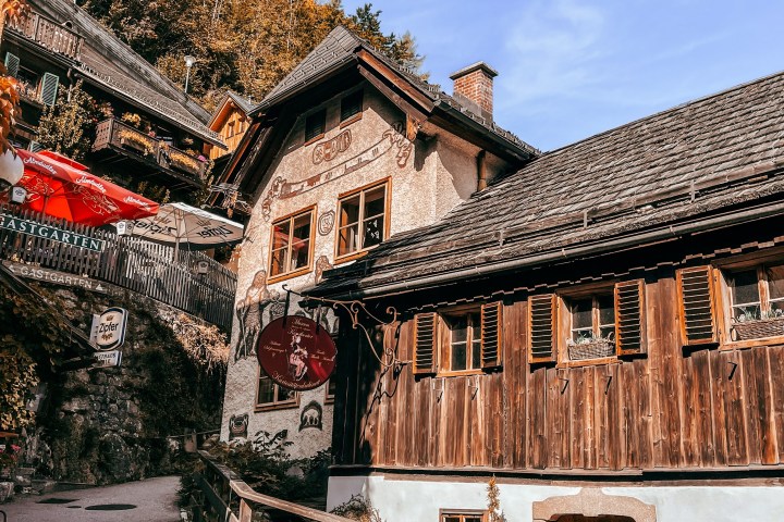 an old stone building