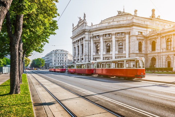 a train on a steel track